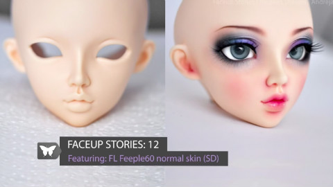 【BJD娃妆教程】Faceup Stories 12